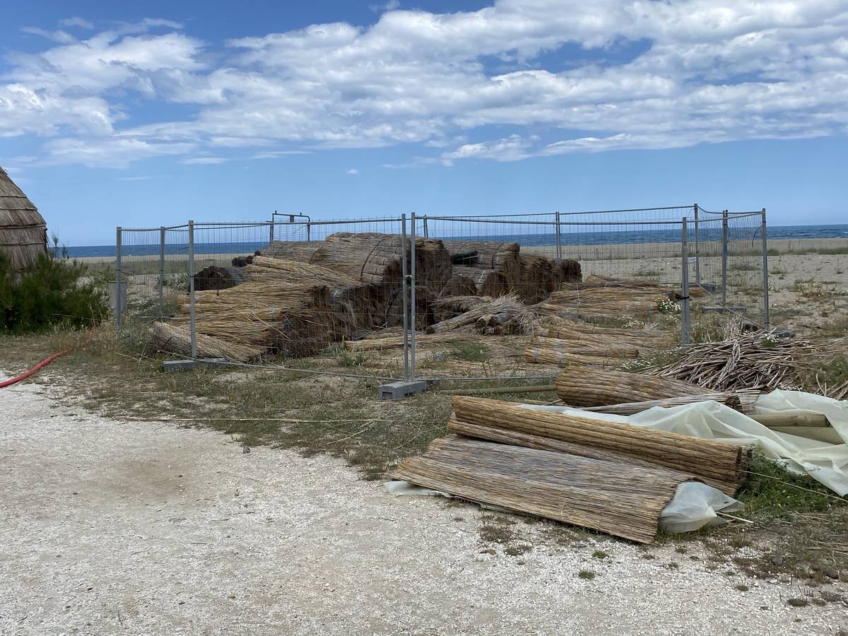 Cabanes de pêcheurs au Barcarès