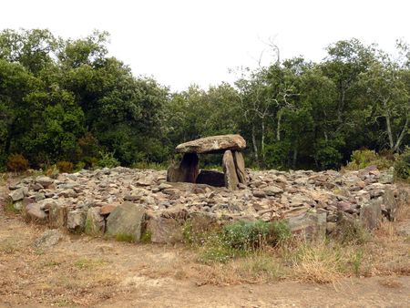 Le dolmen du serrat d'En Jacques, à Saint-Michel-de-Llotes.