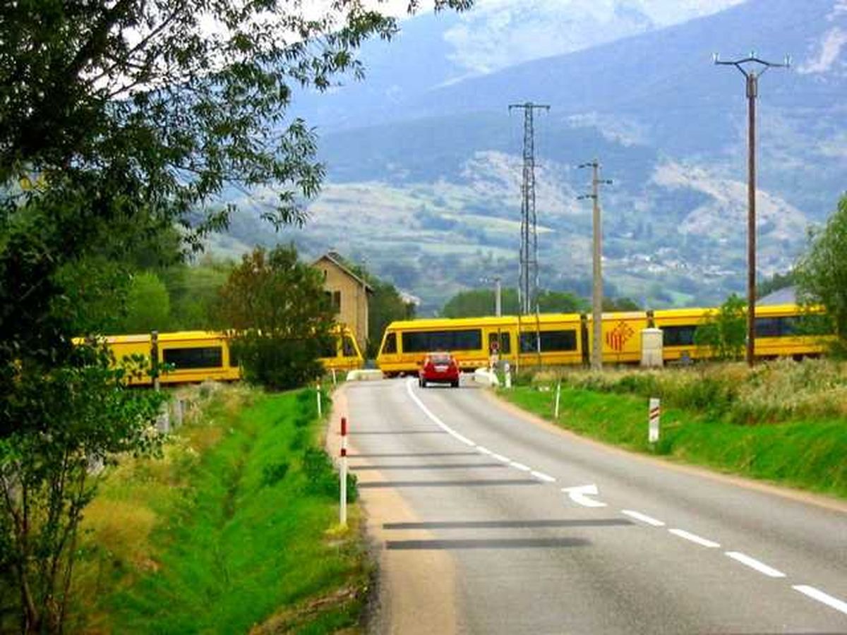 Train jaune