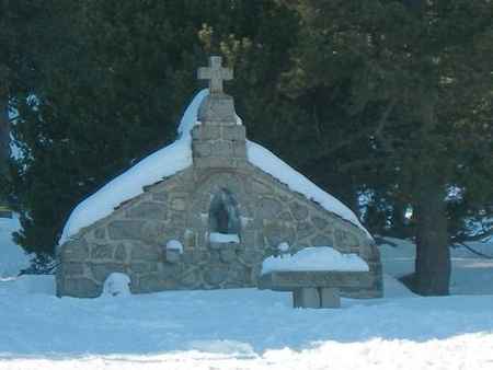 Le calvaire, sur les pistes de ski de Formiguères