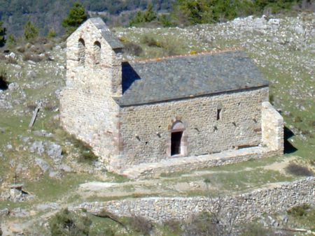 L'église St André de Belloc, à Villefranche-de-Conflent